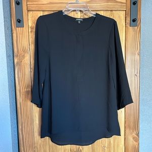 Black chiffon blouse